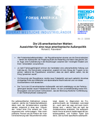 Die US-amerikanischen Wahlen