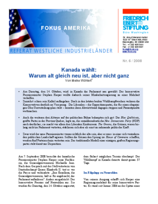 Kanada wählt: Warum alt gleich neu ist, aber nicht ganz