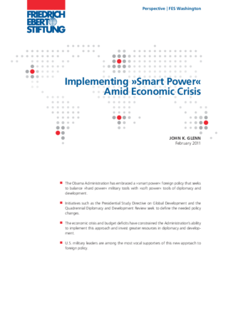 Implementing "smart power" amid economic crisis