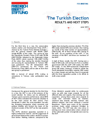 The Turkish election
