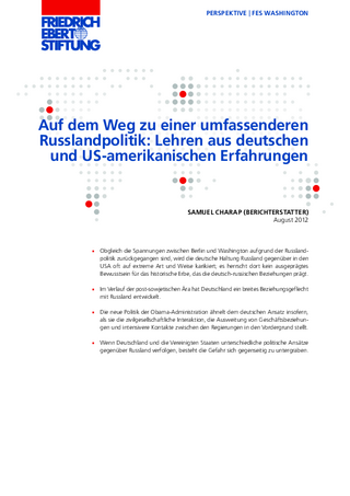Auf dem Weg zu einer umfassenderen Russlandpolitik