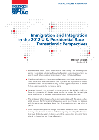 Immigration and integration in the 2012 U.S. presidential race