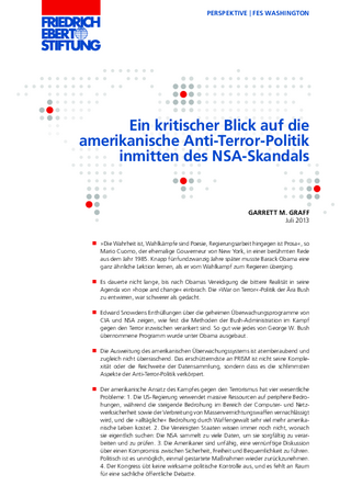 Ein kritischer Blick auf die amerikanische Anti-Terror-Politik inmitten des NSA-Skandals