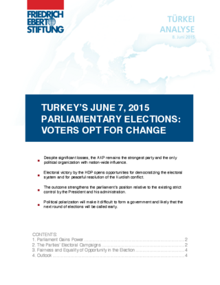 Turkey's June 7, 2015 parliamentary elections